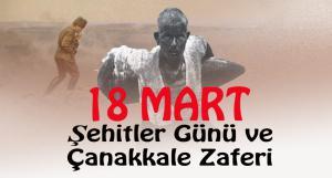 18 Mart Şehitleri Anma ve Çanakkale Zaferinin 101. yılı etkinlikleri yapıldı