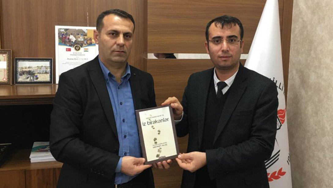Eğitimci Yazar Mehmet Aluç'dan Müdür İbrahim Halil Tunçmen'e Ziyaret