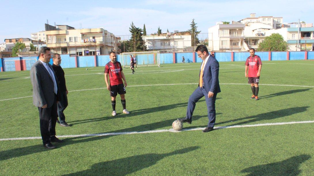 Kahta'da Öğretmenler Arası Futbol Turnuvasıyla Spor Ruhu Canlanıyor